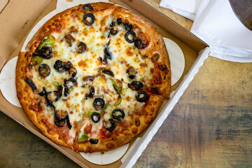 Single Serving Veggie Pizza