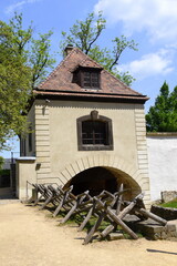 Innenseite des Torhauses der Burg Stolpen