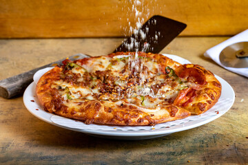 Single Serving Supreme Pizza