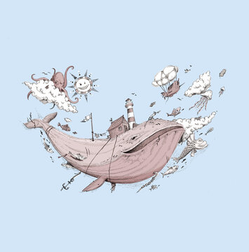 Flying whale