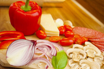 today there is delicious pizza