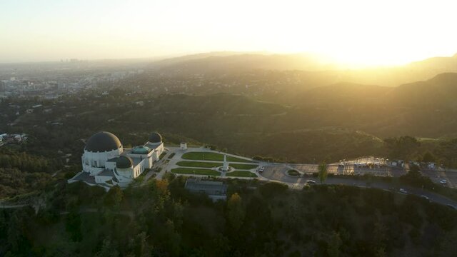 Griffith Observatory Covid-19 aerial 13