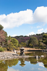 Fototapeta na wymiar 吉野公園の日本庭園 