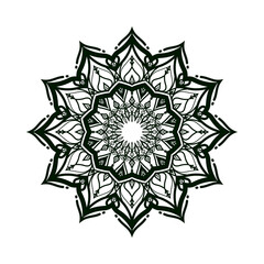 abstract round decorative design. circular decoration. simple mandala for web or print element