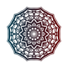 abstract round decorative design. circular decoration. simple mandala for web or print element