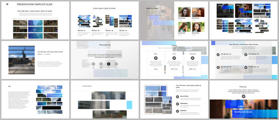 Vector templates for website design, presentations, portfolio. Templates for presentation slides, flyer, leaflet, brochure cover. Corporate business identity style for any purposes. Business template.