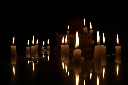 Altar y velas 