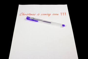 notebook and pen stationery on the table