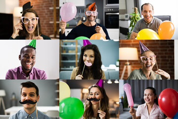 Group Of People Partying