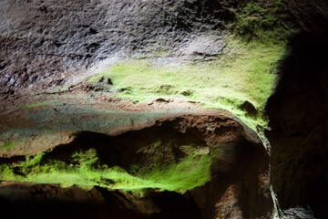Abstraction from a cave underground