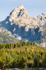 Fototapeta na wymiar Teton Mountains in Teton National Park
