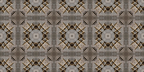 Vintage wood background with antique rune carvings