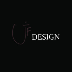 jF initial handwriting or handwritten logo for identity