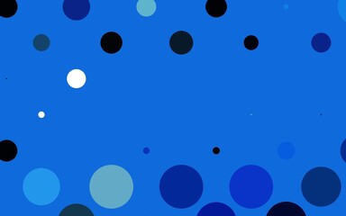 Light BLUE vector pattern with spheres.