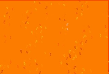 Light Orange vector sketch background.