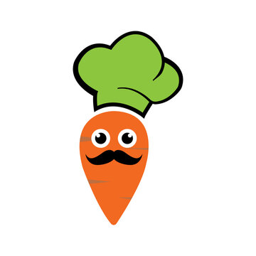 Carrot Logo Template Vector Design