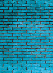 brick wall blue color vertical picture background texture banner wallpaper concept building landmark theme