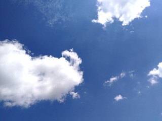 blue sky with clouds