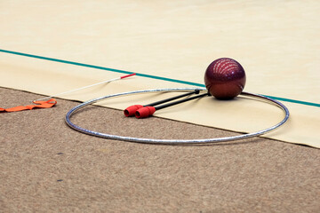 engins de gymnastique rythmique