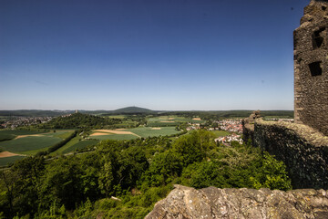 Fototapeta na wymiar Blick von Burg Gleiberg 