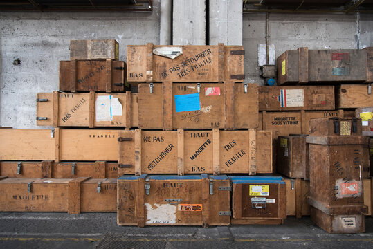 caisses en bois de transport 