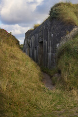 Deutscher Weltkriegsbunker in den d&auml;nischen D&uuml;nen