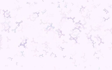 Light Purple, Pink vector texture with artificial intelligence concept.