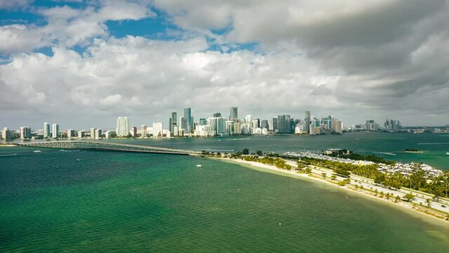 Key Biscayne Aerial Hyperlapse 