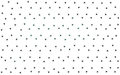 Dark Green vector geometric simple minimalistic background, which consist of triangles on white background. Triangular pattern with gradient for your business design.