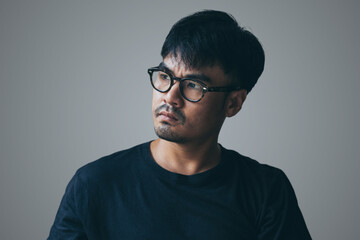 sad serious illness man.depressed emotion panic attacks alone sick people fear stressfulccrying.stop abusing domestic violence,help person with health anxiety,thinking bad frustrated exhausted