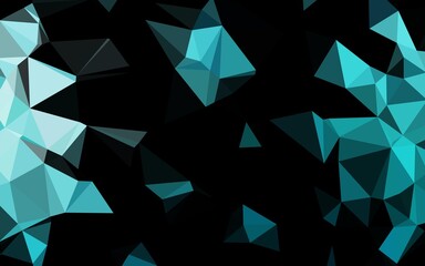 Light BLUE vector polygon abstract layout.