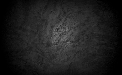 Fototapeta premium Old wall texture cement dark black gray background abstract grey color design are light with white gradient background.