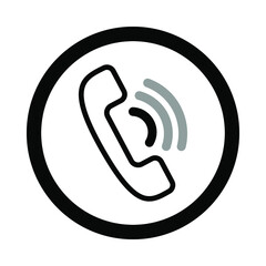 
phone icon. phone call vector. on a white background. vector illustration eps 10
