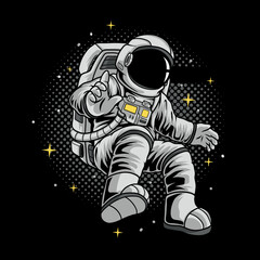 Flying astronaut © Almujaddidi