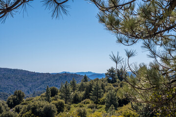 An overlooking view of nature in Palm Springs, California