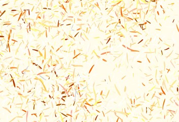 Light Yellow vector background with straight lines.