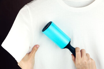 Clothing with static cling. High quality photo