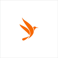 logo wing bird bisinees templet vector