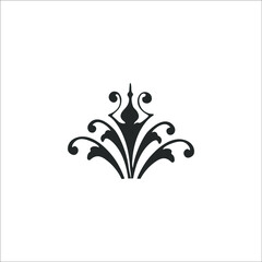 luxury decoration ornament logo design