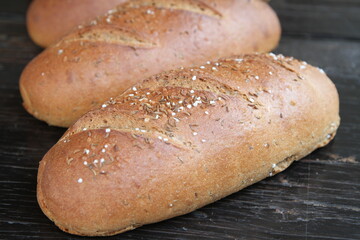 Freshly baked bread