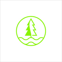 river with pine logo