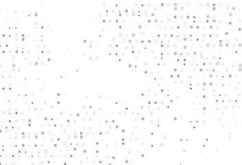 Light Silver, Gray vector backdrop with lines, rectangles.