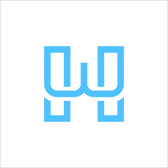 letter HW logo