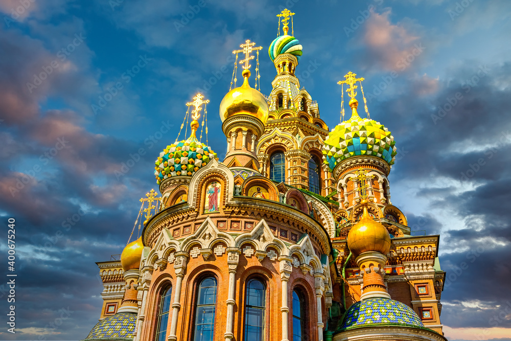 Wall mural Church of the Savior on Spilled Blood in St. Petersburg, Russia