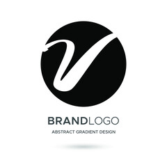 Letter V logo icon design template elements. Eps10 vector illustration.