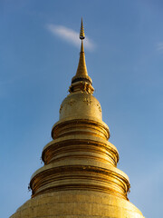 Fototapeta premium Lantern festival at Wat Phra That Hariphunchai