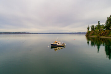 Boat on the Puget Sound 