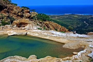 Reserva Homhil na Ilha de Socotra. Iemen