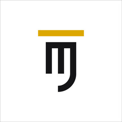 letter MJ logo