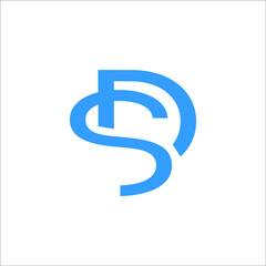 letter DS logo